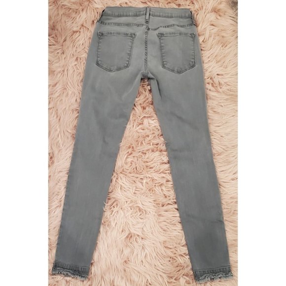 FRAME Le Skinny De Jeanne Grey Jeans - Picture 7 of 7